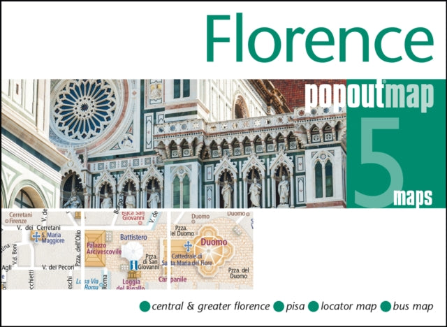 Florence PopOut Map: Handy pocket size pop up city map of Florence