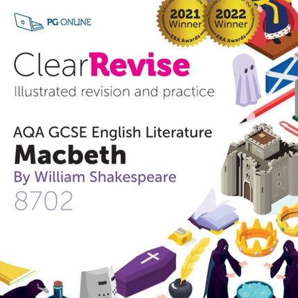 ClearRevise AQA GCSE English Literature: Shakespeare, Macbeth: 2022