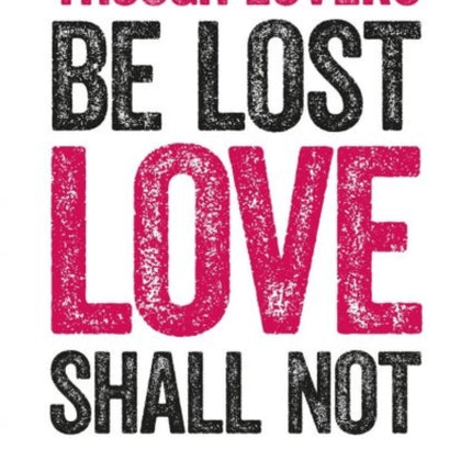 Dylan Thomas Print: Though Lovers Be Lost