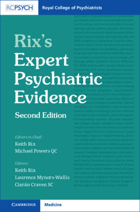 Rixs Expert Psychiatric Evidence