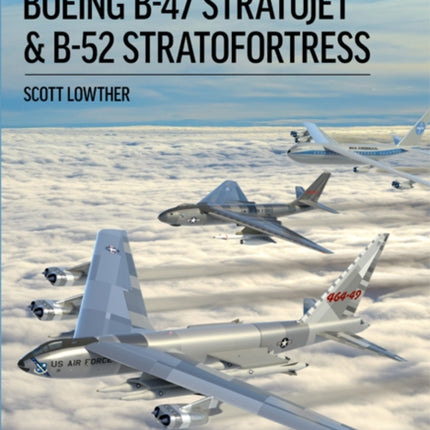 Boeing B-47 Stratojet and B-52 Stra