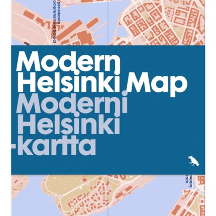 Modern Helsinki Map  Moderni Helsinkikartta