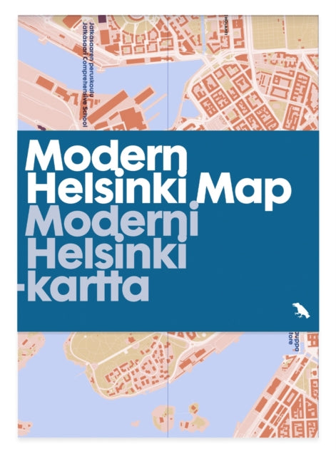 Modern Helsinki Map  Moderni Helsinkikartta