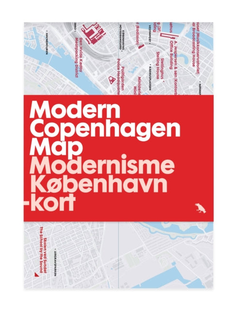 Modern Copenhagen Map  Modernisme København kort