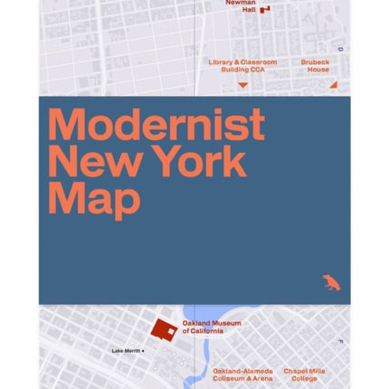 Modernist New York Map