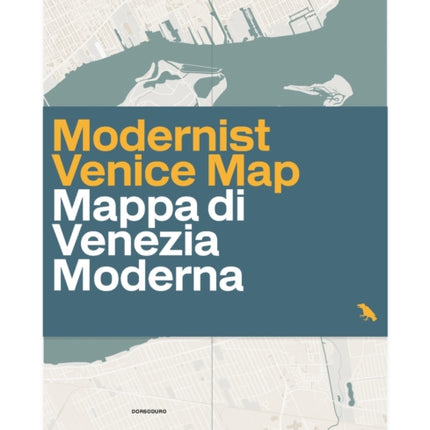 Modern Venice Map: Guide to 20th Century Architecture in Venice, Italy