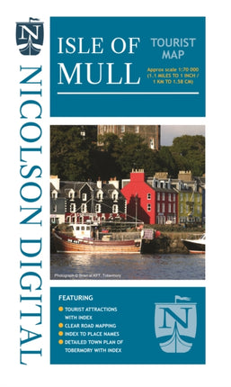 Nicolson Digital Isle of Mull Tourist Map