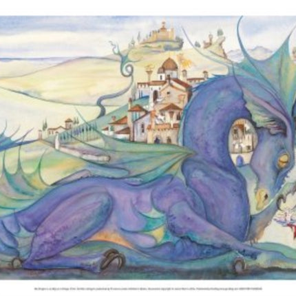 Jackie Morris Poster: My Dragon is as Big as a Village