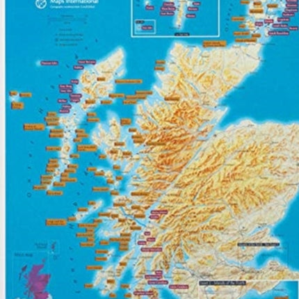 Scottish Island Bagging - Collect & Scratch Print