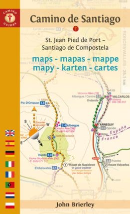 Camino De Santiago Maps: St. Jean Pied De Port - Santiago De Compostela