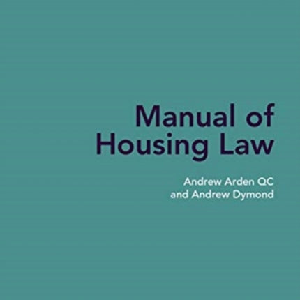 MANUAL OF HOUSING LAW