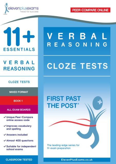 11+ Essentials Verbal Reasoning: Cloze Tests Book