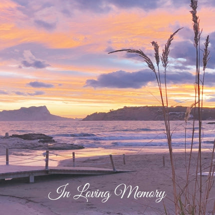 Funeral Guest Book,  In Loving Memory  Memorial Service Guest Book, Condolence Book, Remembrance Book for Funerals or Wake: HARD COVER. A lasting keepsake for the family.