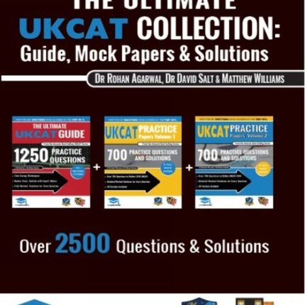 The Ultimate UKCAT Collection: 3 Books In One, 2,650 Practice Questions, Fully Worked Solutions, Includes 6 Mock Papers, 2019 Edition, UniAdmissions