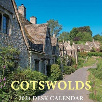 Cotswolds Mini Desktop Calendar - 2024