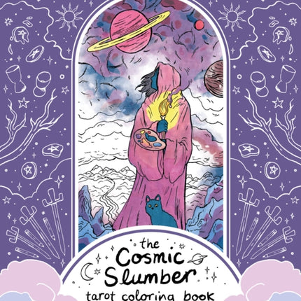 The Cosmic Slumber Tarot Coloring Book