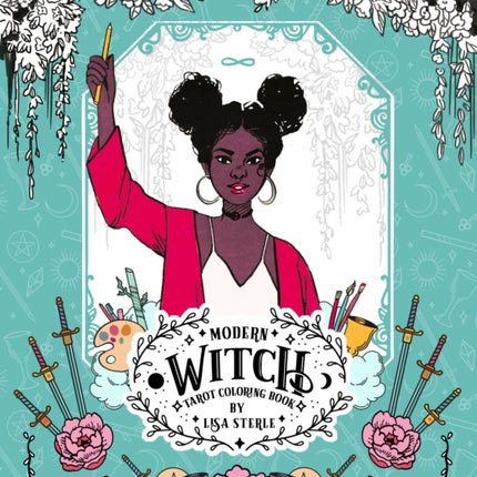 Modern Witch Tarot Coloring Book