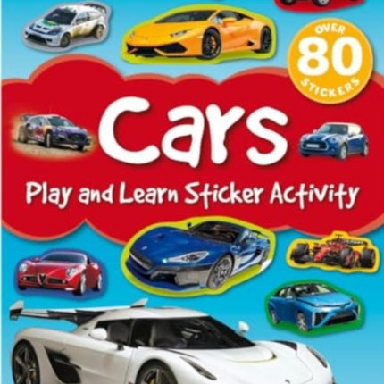Play and Learn Sticker Activity Cars