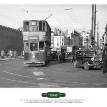 Lost Tramways of Wales Poster: Cardiff Castle