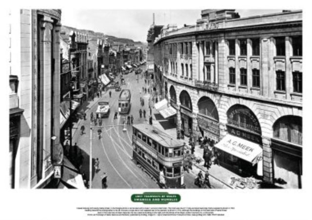 Lost Tramways of Wales Poster - Castle Street,
