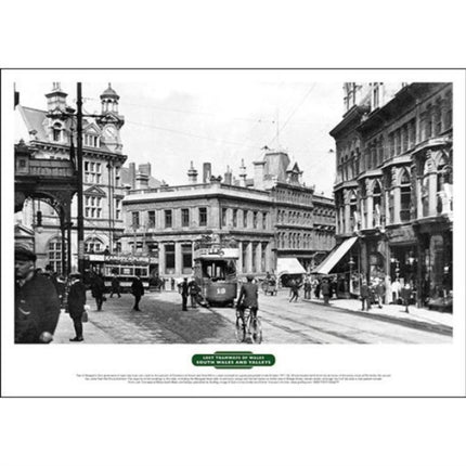 Lost Tramways of Wales Poster: Commercial Street,