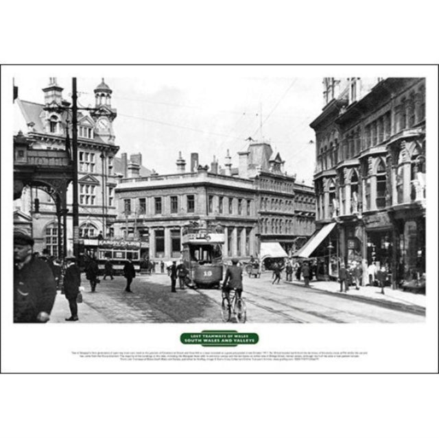 Lost Tramways of Wales Poster: Commercial Street,