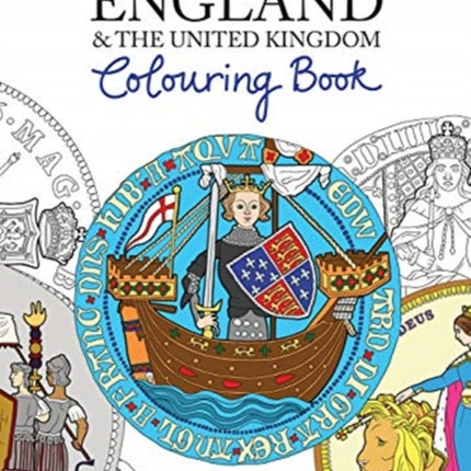 Coins of England Colouring Book