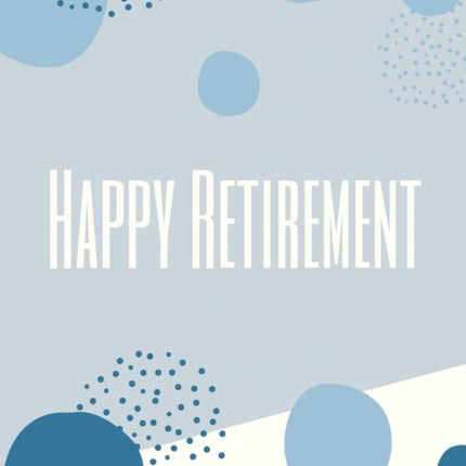 Happy Retirement Guest Book Hardcover