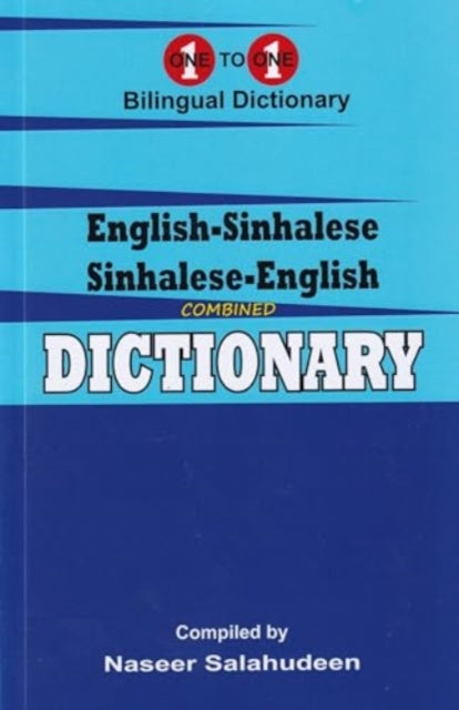 English-Sinhalese & Sinhalese-English One-to-One Dictionary: Script & Roman (Exam Dictionary): 2023