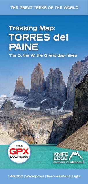 Torres del Paine Trekking Map