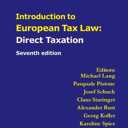 Introduction to European Tax Law on Direct Taxation