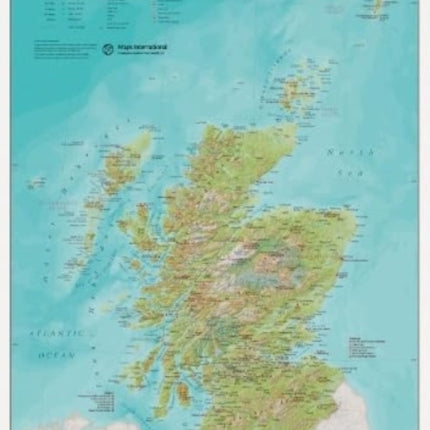 Scotland Leisure Wall Map