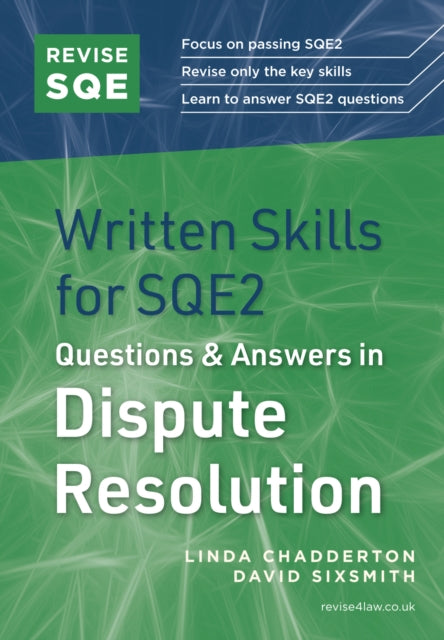 Revise SQE Written Skills in Dispute Resolution