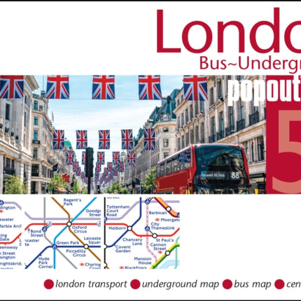 London Bus and Underground PopOut Map