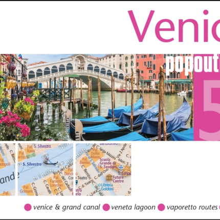 Venice PopOut Map: Pocket size, pop up city map of Venice