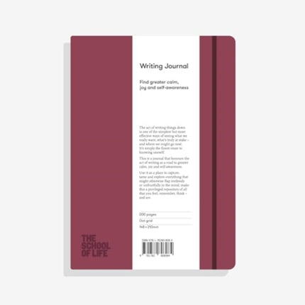 The School of Life Writing Journal  Burgundy