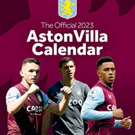 Official Aston Villa FC A3 Calendar 2023