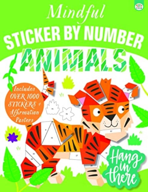 Mindful Sticker by Number Animals