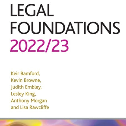 Legal Foundations 20222023