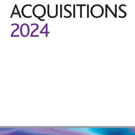 Acquisitions 2024: Legal Practice Course Guides (LPC)