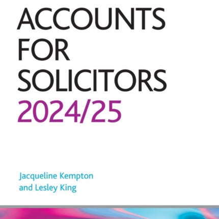 Accounts for Solicitors 20242025