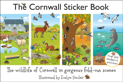 The Cornwall Sticker Book: The Wildlife of Cornwall in gorgeous fold-out scenes