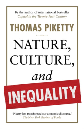 Nature Culture and Inequality