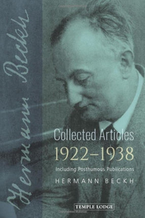 Collected Articles, 1922-1938: Including Posthumous Publications