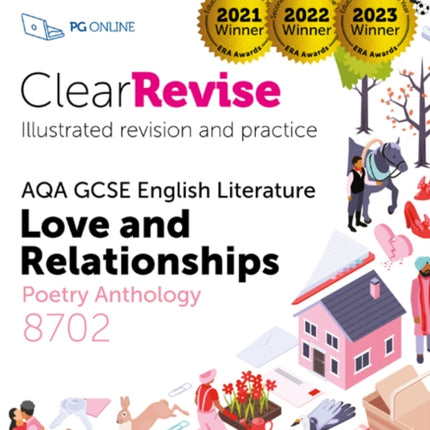 ClearRevise AQA GCSE English Literature Love and relationships Poetry Anthology 8702