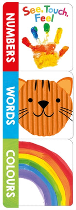 See Touch Feel Words Numbers Colours Chunky Set