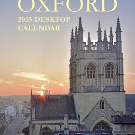 Oxford Large Desktop Calendar  2025