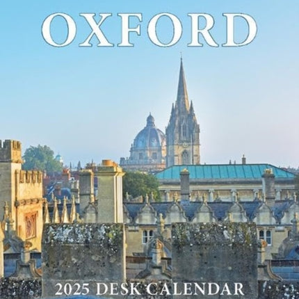 Oxford Colleges Mini Desktop Calendar  2025