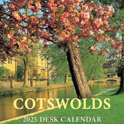 Cotswolds Mini Desktop Calendar  2025