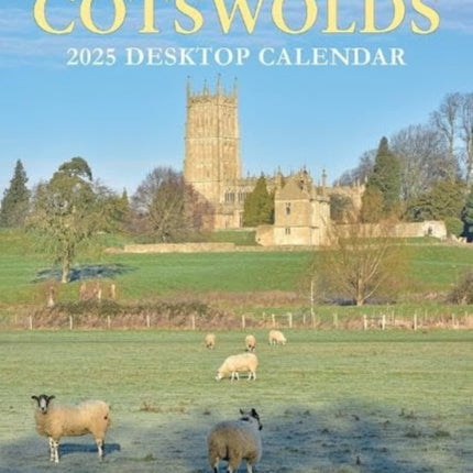 Cotswolds Large Desktop Calendar  2025